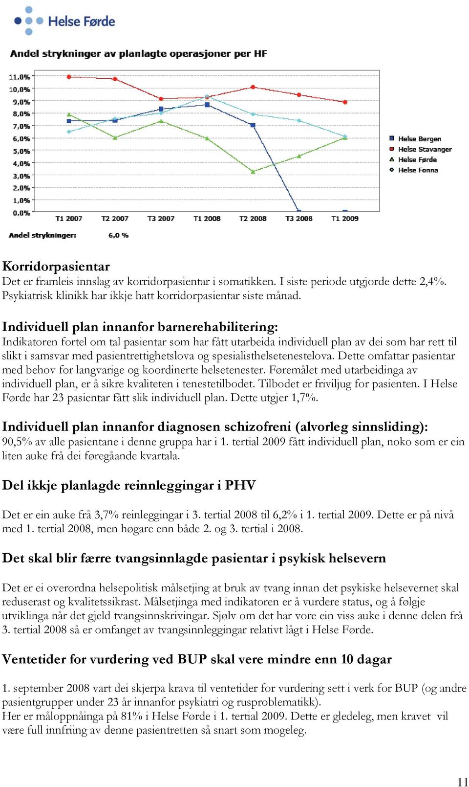 spesialisthelsetenestelova. Dette omfattar pasientar med behov for langvarige og koordinerte helsetenester. Føremålet med utarbeidinga av individuell plan, er å sikre kvaliteten i tenestetilbodet.