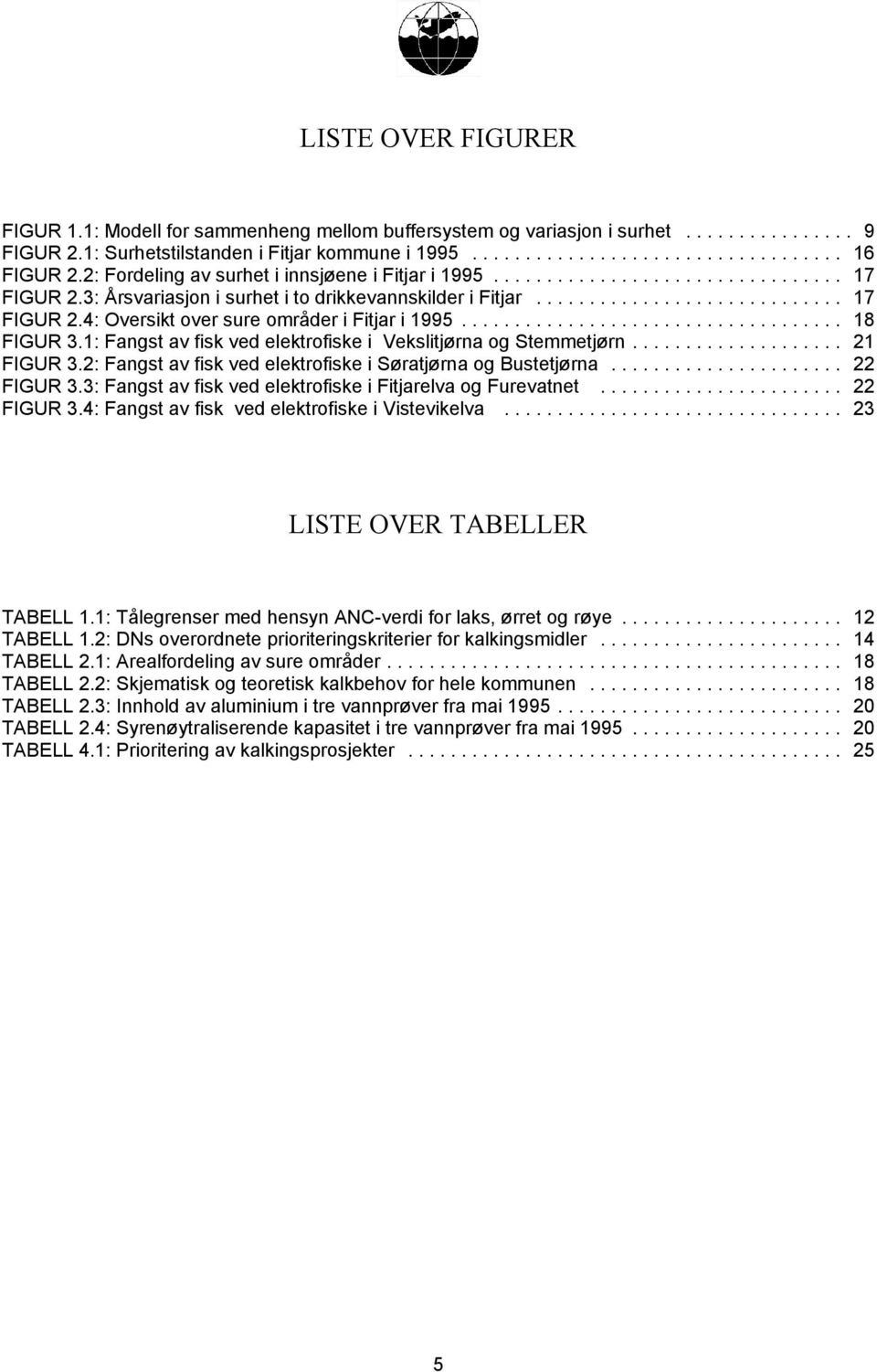 1: Fangst av fisk ved elektrofiske i Vekslitjørna og Stemmetjørn... 21 FIGUR 3.2: Fangst av fisk ved elektrofiske i Søratjørna og Bustetjørna... 22 FIGUR 3.