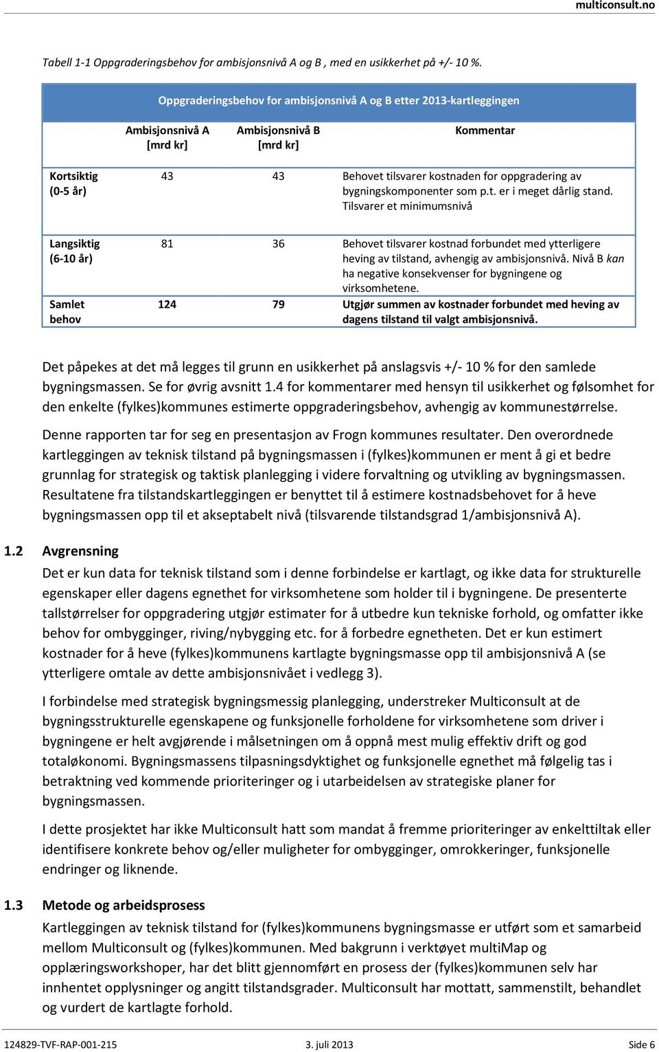 av bygningskomponenter som p.t. er i meget dårlig stand.