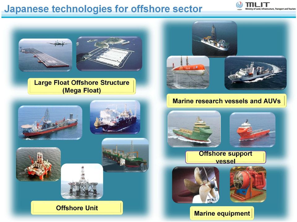 Marine research vessels and AUVs Offshore
