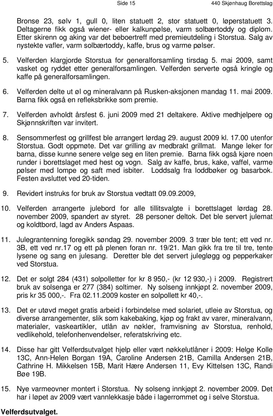 E t t e r s k i r e n n o g ak i n g v a r d e t b e b o e r t r e f f m e d p r em i e u t d el i n g i S t o rs t u a. S a l g a v nystekte vafler, varm solbærtoddy, kaffe, brus og varme pølser. 5.