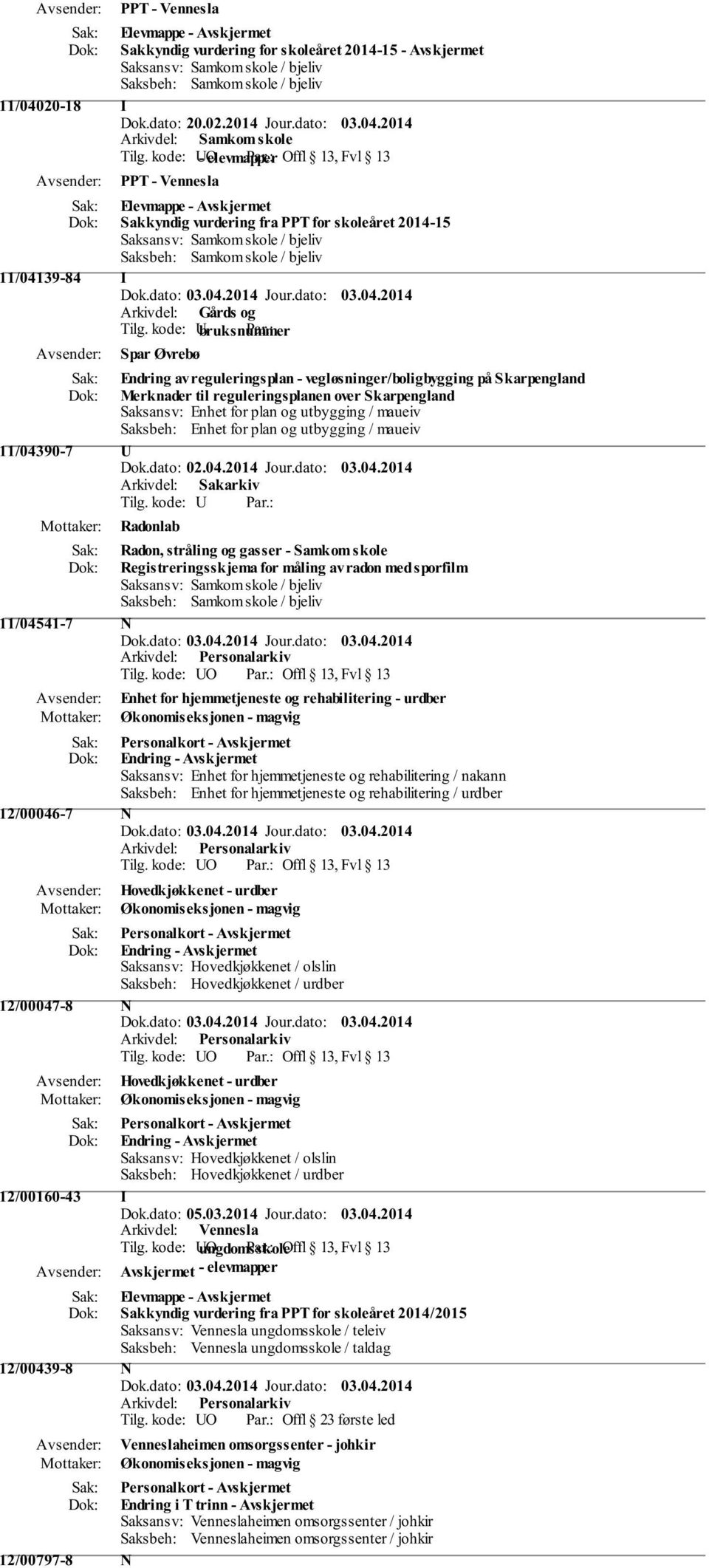 Merknader til reguleringsplanen over Skarpengland Saksansv: Enhet for plan og utbygging / maueiv Saksbeh: Enhet for plan og utbygging / maueiv 11/04390-7 U Tilg.