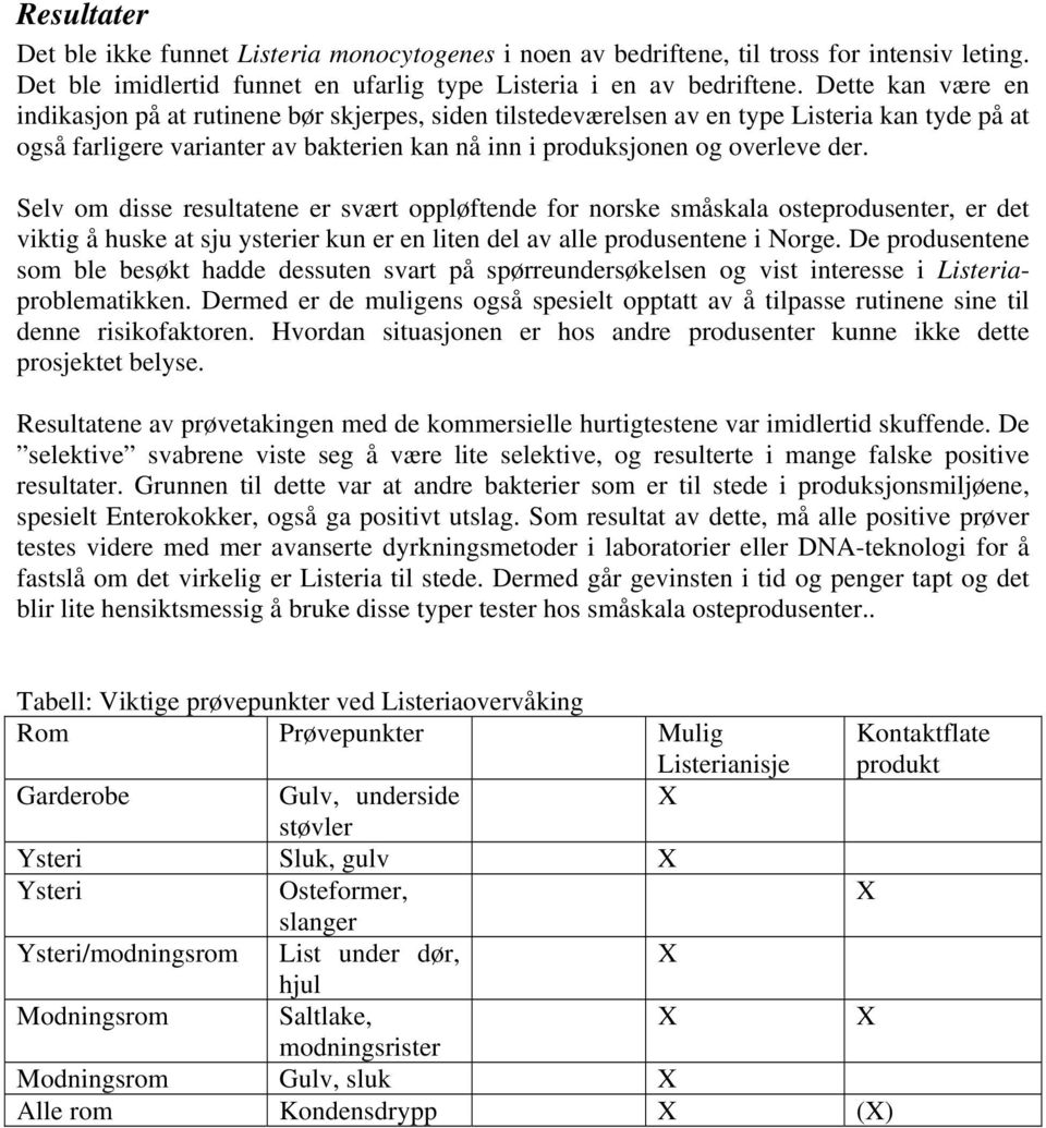 Selv om disse resultatene er svært oppløftende for norske småskala osteprodusenter, er det viktig å huske at sju ysterier kun er en liten del av alle produsentene i Norge.