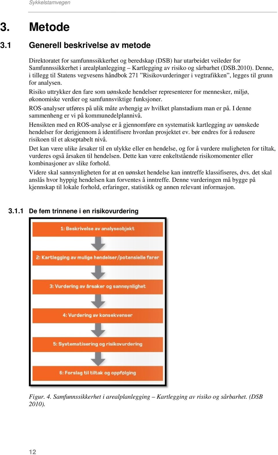 2010) 2010). Denne, i tillegg til Statens vegvesens håndbok 271 Risikovurderinger i vegtrafikken, legges til grunn for analysen.