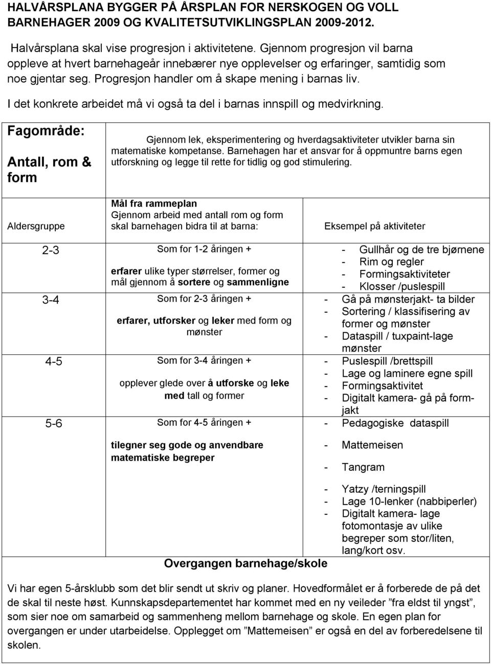 I det konkrete arbeidet må vi også ta del i barnas innspill og medvirkning.