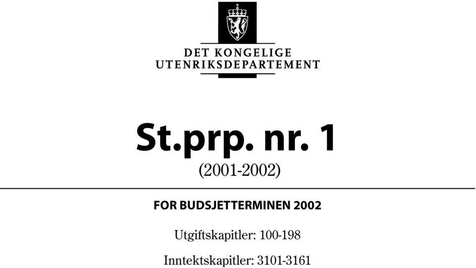 BUDSJETTERMINEN 2002