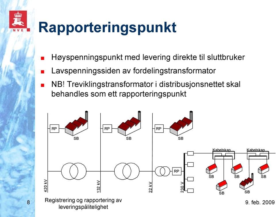 Treviklingstransformator i distribusjonsnettet skal behandles som ett