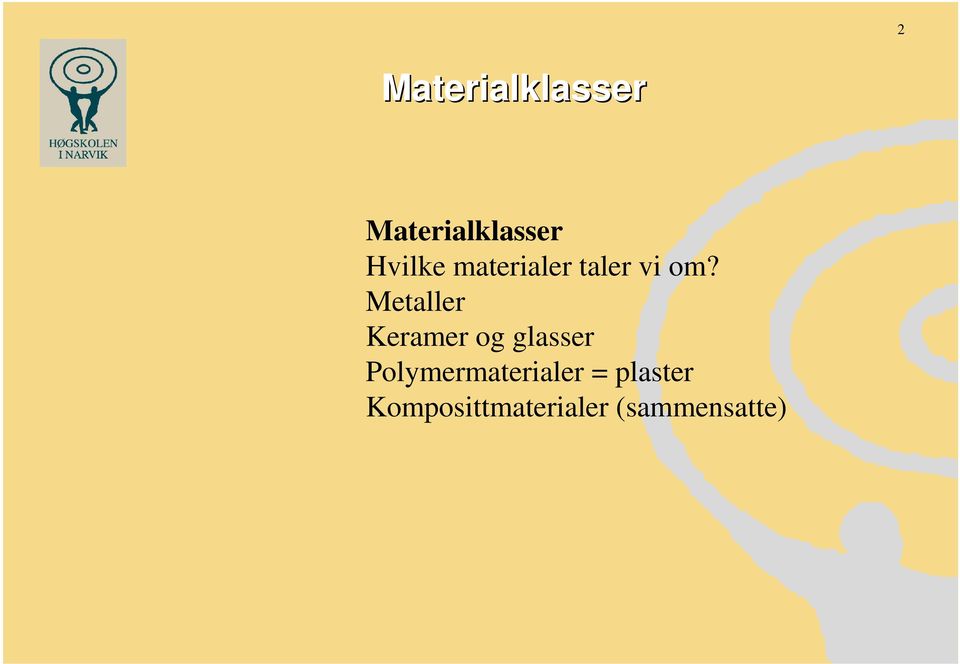 Metaller Keramer og glasser