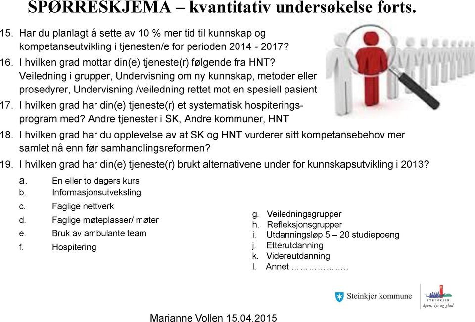 I hvilken grad har din(e) tjeneste(r) et systematisk hospiteringsprogram med? Andre tjenester i SK, Andre kommuner, HNT 18.