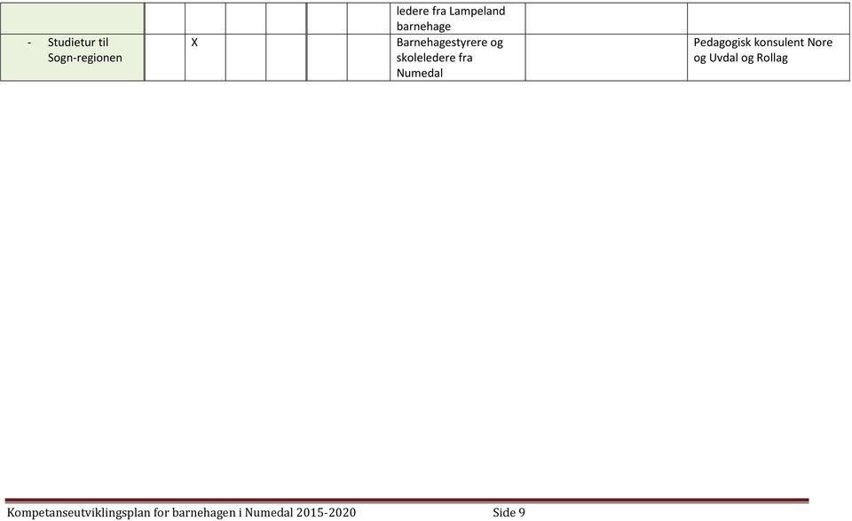 Pedagogisk konsulent Nore og Uvdal og Rollag