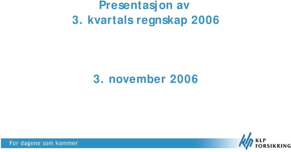 regnskap 2006