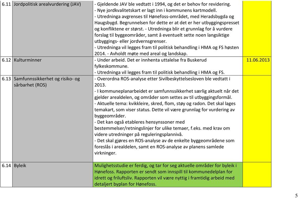 - Utredninga blir et grunnlag for å vurdere forslag til byggeområder, samt å eventuelt sette noen langsiktige utbyggings- eller jordvernsgrenser.