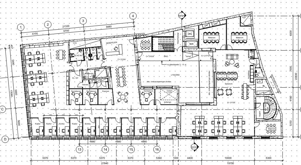 Foreløpig plan 03 for rammesøknad, DARK arkitekter Utbygger: