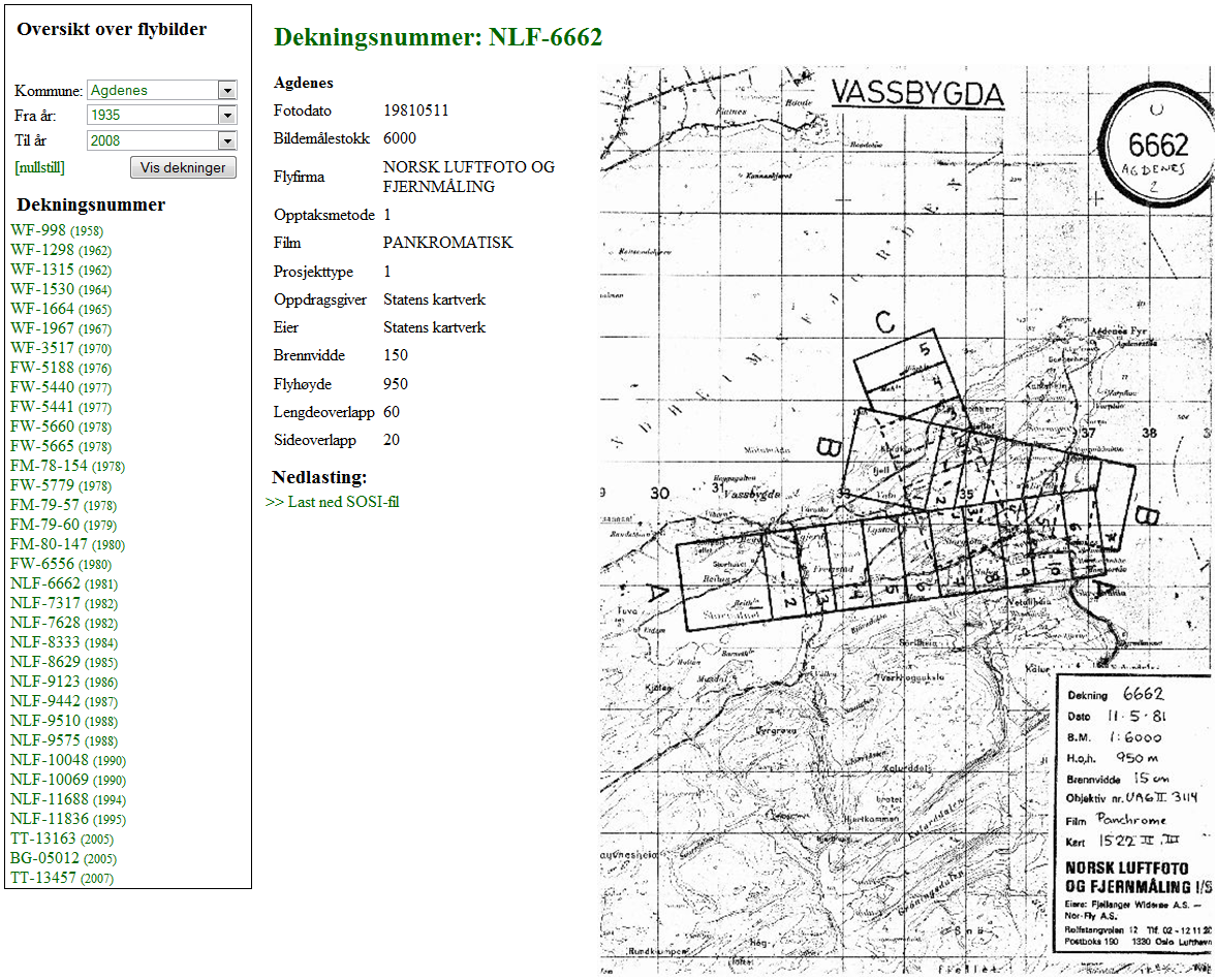 4.3.10 Fylkesspesifikke tiltak 4.3.10.1 Flyfoto og satellittbilder Kartverket har ansvaret for Sentralarkiv for vertikalbilder.