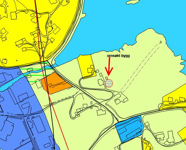 Side 4 Arealstatus og strandsone Arealet er sett av til arealføremål LNF i gjeldande kommunedelplan for Husnes og Sunde. Tiltaket ligg ikkje innanfor funksjonell strandsone.