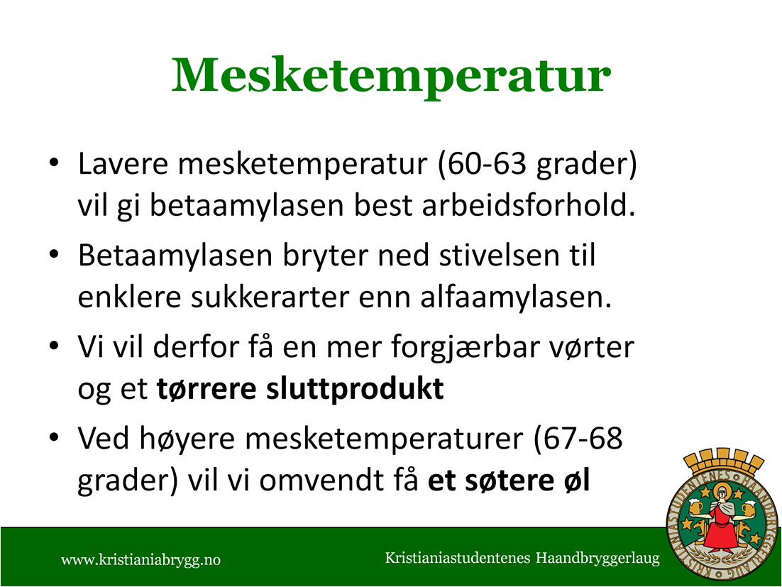 Etter at du har fått i gang meskinga: Ta middagspause!