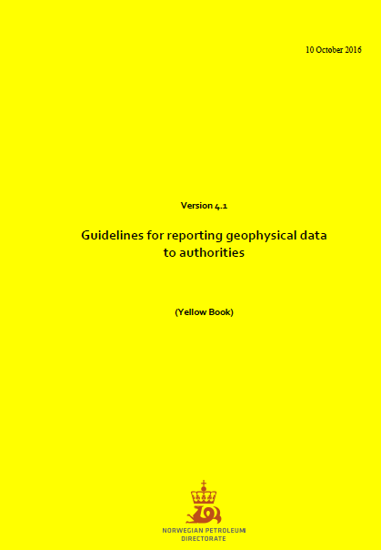 Seismikk Alle innsamlede geofysiske data skal rapporteres til myndighetene i standardiserte formater Detaljerte beskrivelser