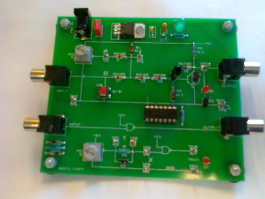 1.1 AND og NAND Logiske kretser AND - Dette er en krets der utgangen er i tilstand høy hvis alle inngangene er i tilstand høy.