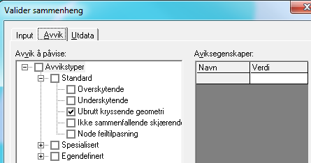 3.2. Spørring 2: Ubrutt geometri i ArealressursGrense Spørringa viser ubrutt kryssende geometri for grenser med objekttype ArealressursGrense.