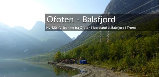 420 kv Ofoten Balsfjord Skaidi - i kjerneområdet for samisk reindrift Ofoten Balsfjord Skaidi 450