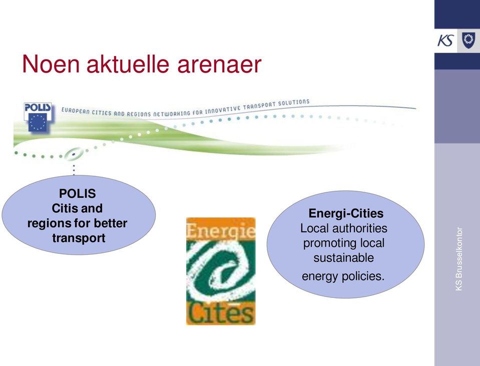 Energi-Cities Local authorities