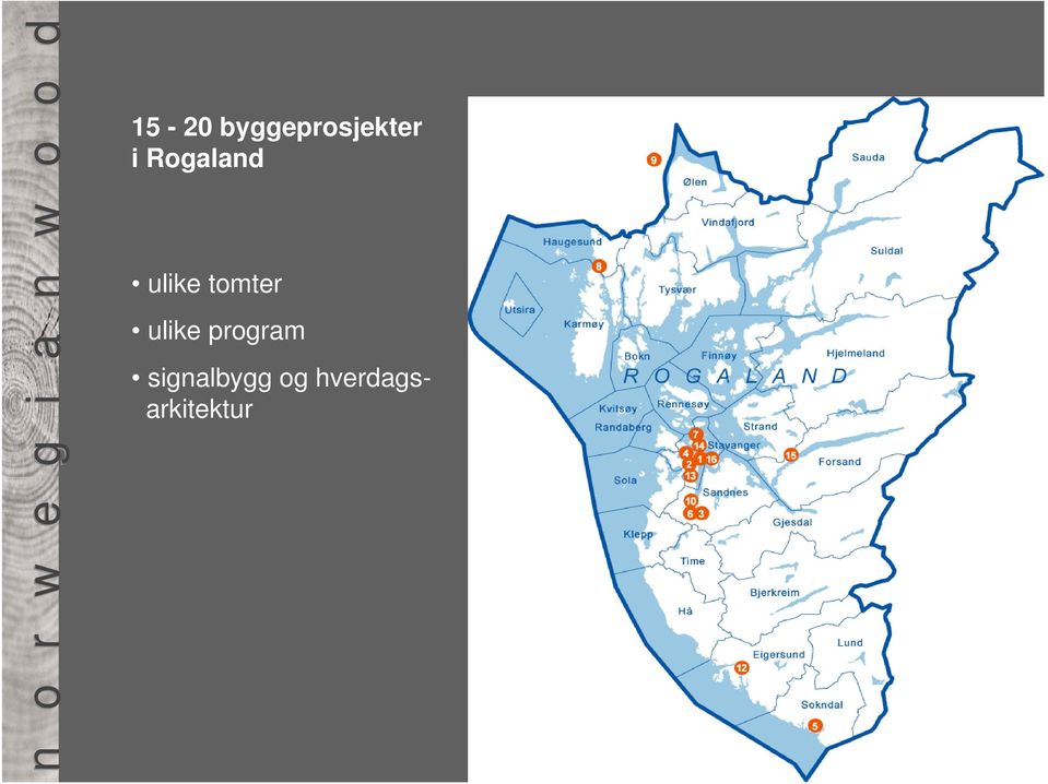 Rogaland ulike tomter ulike