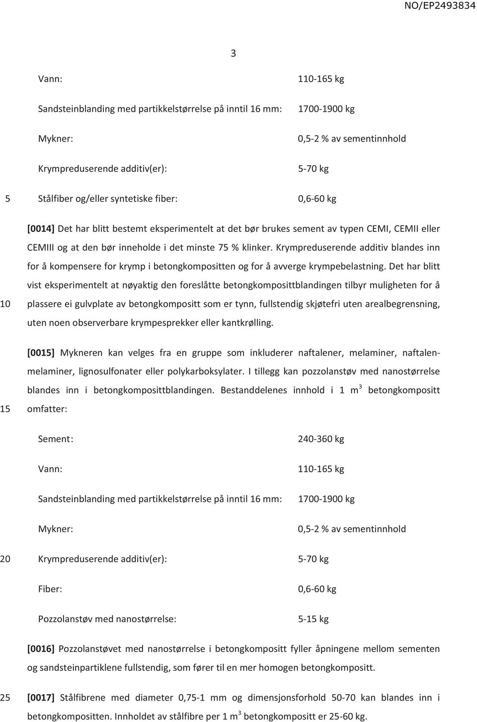 Krympreduserende additiv blandes inn for å kompensere for krymp i betongkompositten og for å avverge krympebelastning.