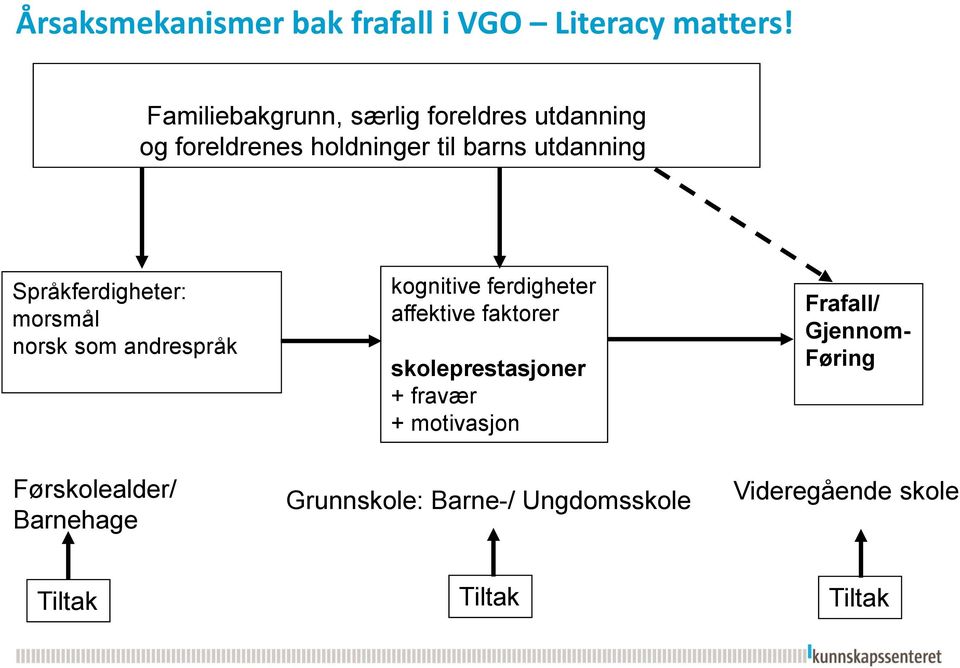 Språkferdigheter: morsmål norsk som andrespråk kognitive ferdigheter affektive faktorer