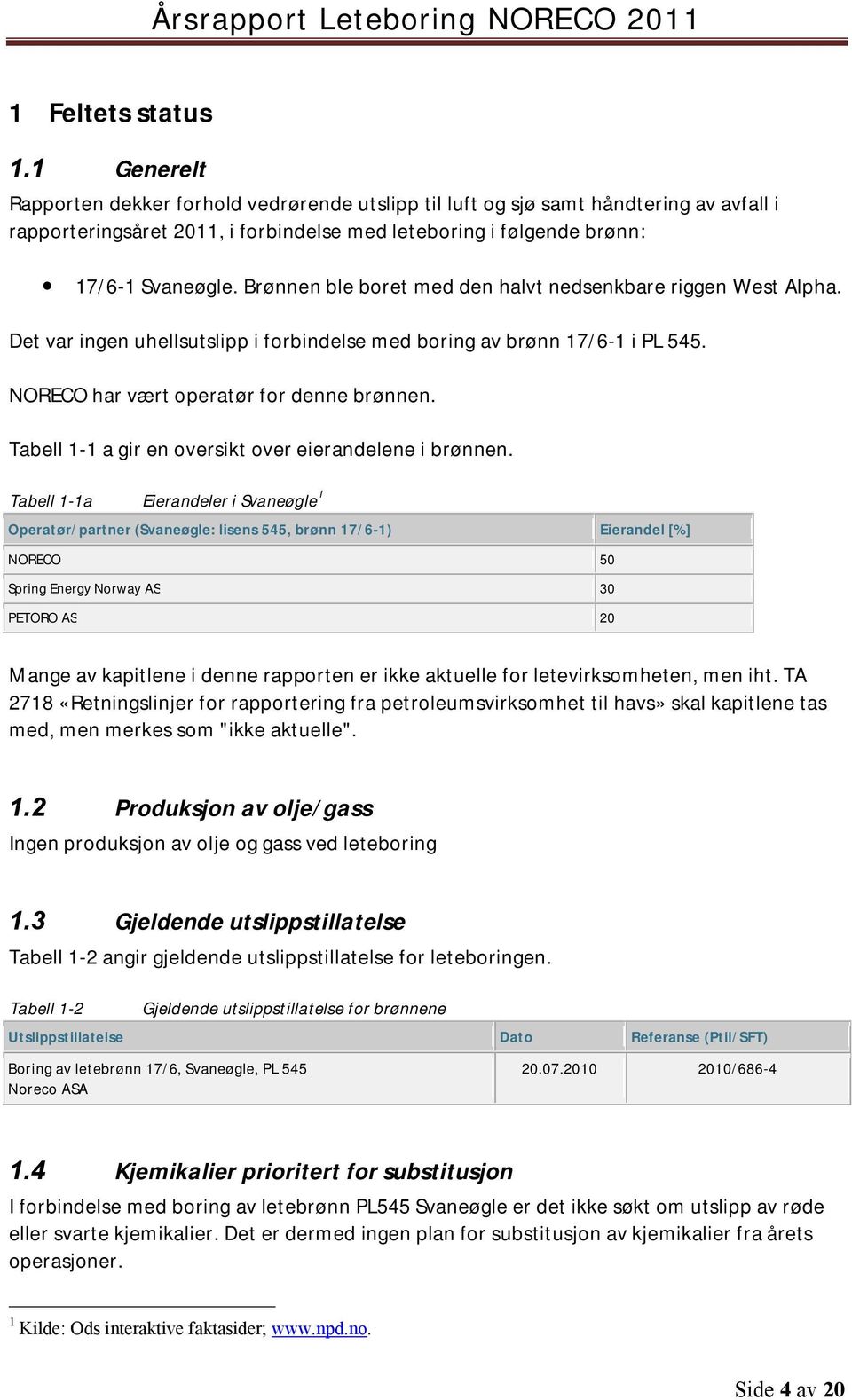 Brønnen ble boret med den halvt nedsenkbare riggen West Alpha. Det var ingen uhellsutslipp i forbindelse med boring av brønn 17/6-1 i PL 545. NORECO har vært operatør for denne brønnen.