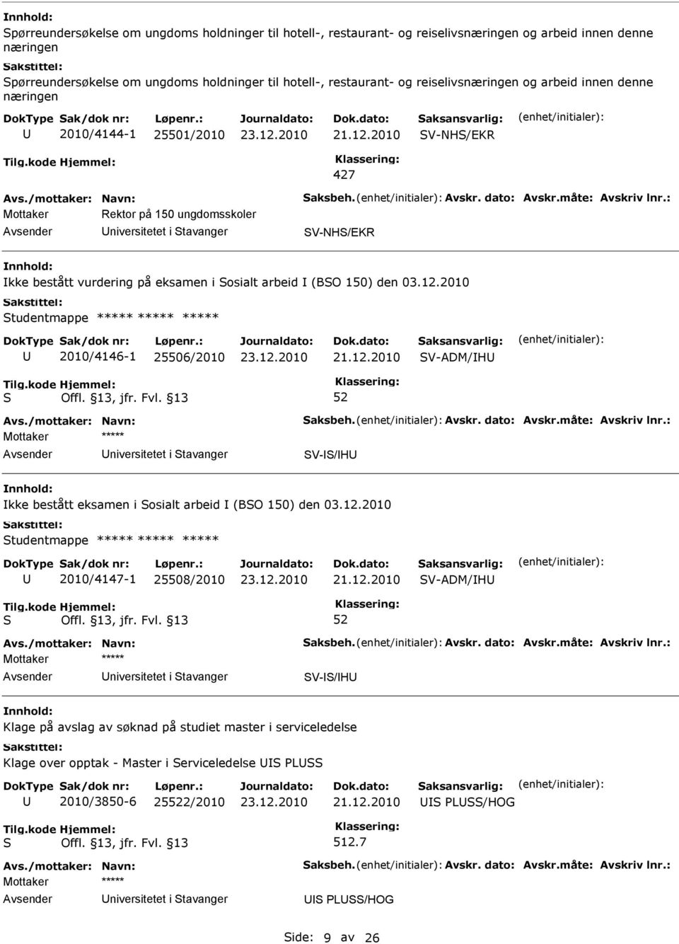 arbeid (BO 150) den 03.12.