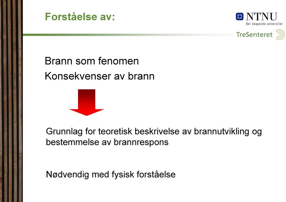 teoretisk beskrivelse av brannutvikling og