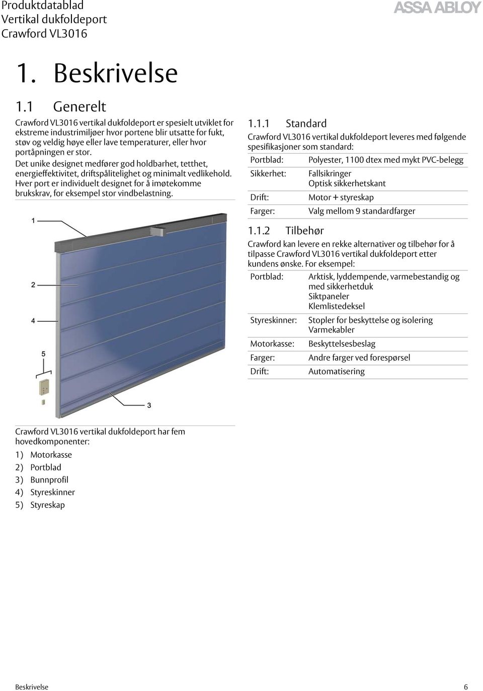 Det unike designet medfører god holdbarhet, tetthet, energieffektivitet, driftspålitelighet og minimalt vedlikehold.