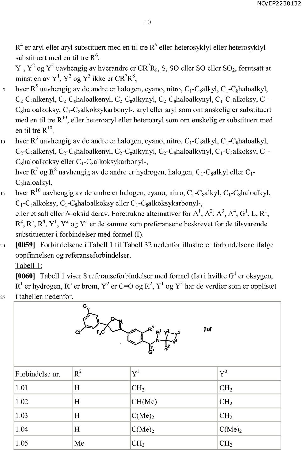 haloalkenyl, C 2 -C 8 alkynyl, C 2 -C 8 haloalkynyl, C 1 -C 8 alkoksy, C 1 - C 8 haloalkoksy, C 1 -C 8 alkoksykarbonyl-, aryl eller aryl som om ønskelig er substituert med en til tre R, eller