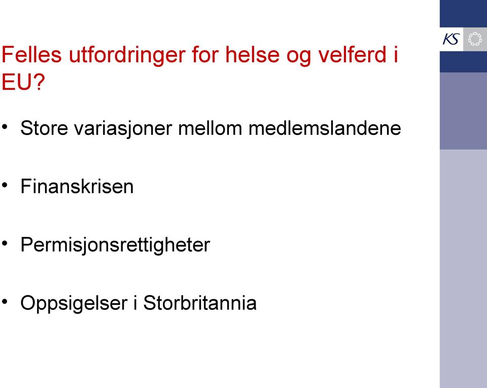 Store variasjoner mellom