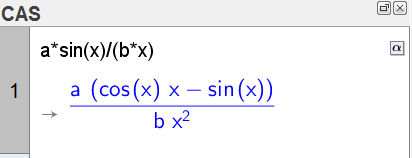 Differensiallikninger I GeoGebra 4.0 kan vi også løse differensiallikninger. Vi vil her løse differensiallikningen y + y = sin x (Oppgave 8.14 a i Sinus R). 1.