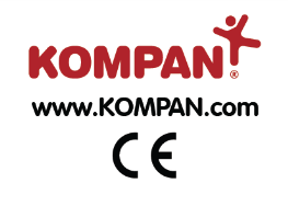 Identifisering av produktet KOMPAN INDOOR-produkter leveres med identifiseringsetiketter, som plasseres synlig på produktene. Gjelder ikke for utvalgte stoffprodukter, f.eks. madrasser og pynteputer.