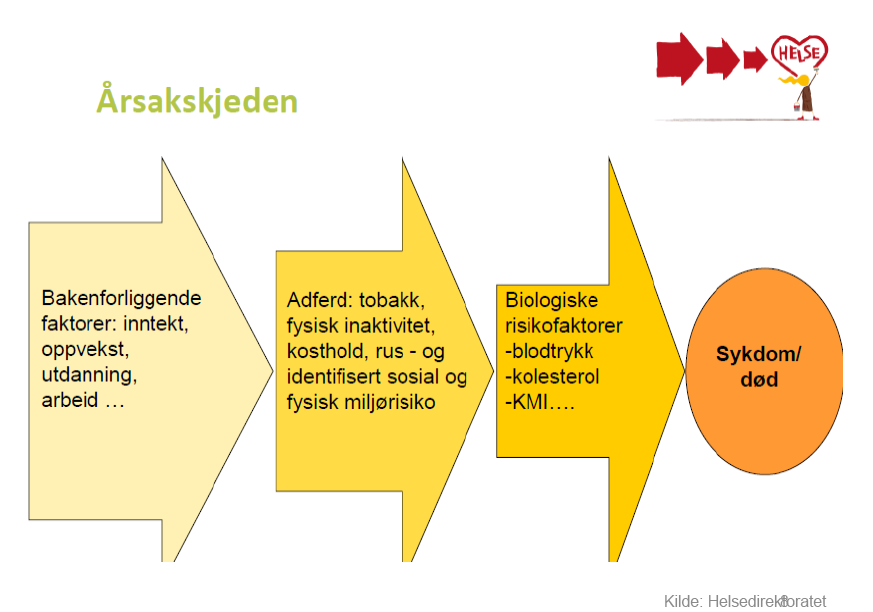 Indeksen er altså: Ei skildring av risikoen som ligg i tunge, bakanforliggjande risikofaktorar på helse, der kommunane