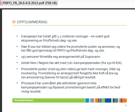 Resultatene