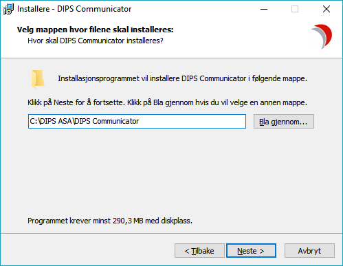 Del 2: Installasjon og førstegangsoppsett av DIPS Communicator 1. Last ned installasjonsfiler for DIPS Communicator fra http://updates.nhn.