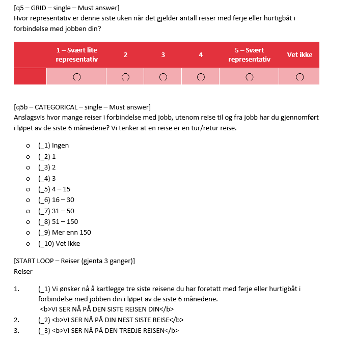 SPØRRESKJEMA DEL 2