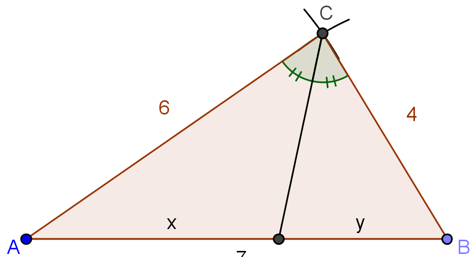 til oppgaver i avsnitt.4 Vi innfører p = ( a + b + c) og får 6 T P ( P a) ( P b) ( P c) 6 P ( P a)( P b)( P c) T = P( P a)( P b)( P c) = = og herav.4.4 Tegn en vilkårlig trekant ABC, og trekk medianen AM.