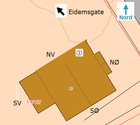 Rapport utført av: FV 210 Kongsvinger Vurdering av fasadetiltak Dato: 2015-12-15 VHA Knr./Gnr./BNr.