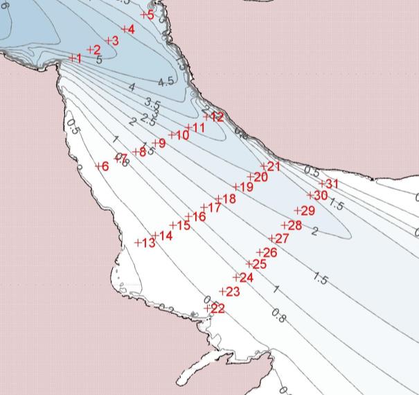 Miljølaster Korridor 2 Parameter 100 år returperiode Bølger Havdønning Hs: opp til 2.