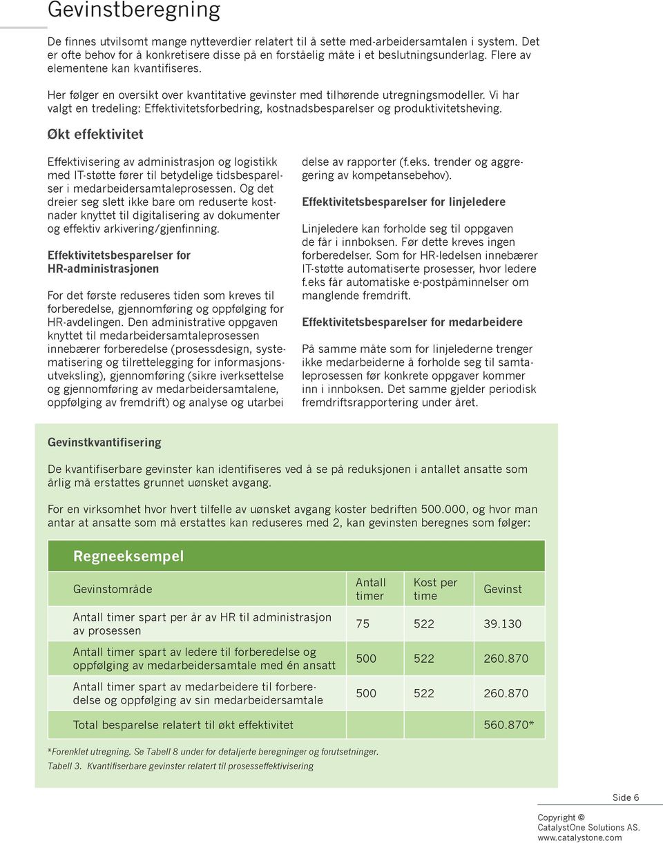 Vi har valgt en tredeling: Effektivitetsforbedring, kostnadsbesparelser og produktivitetsheving.