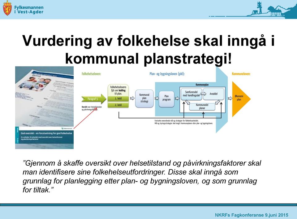 skal man identifisere sine folkehelseutfordringer.