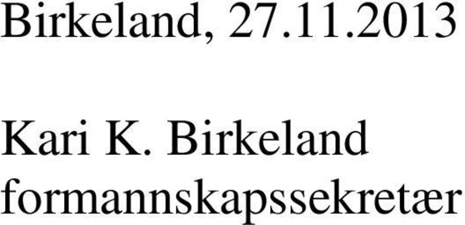 Birkeland