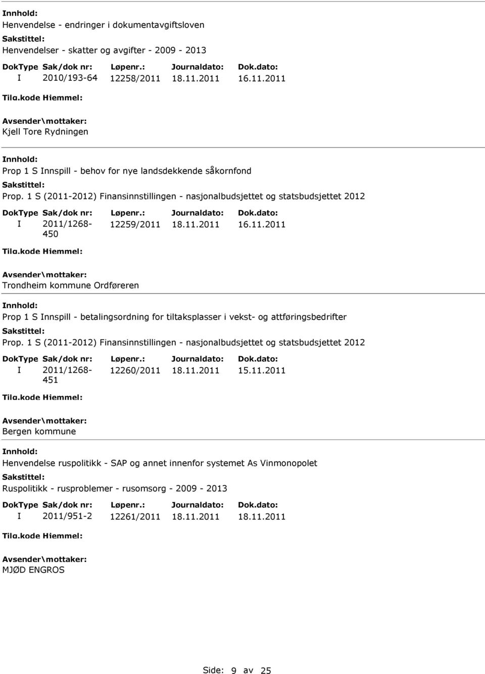 betalingsordning for tiltaksplasser i vekst- og attføringsbedrifter 451 12260/2011 