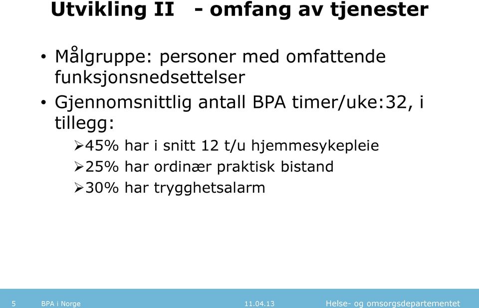 timer/uke:32, i tillegg: 45% har i snitt 12 t/u