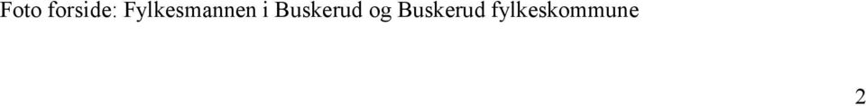 Buskerud og