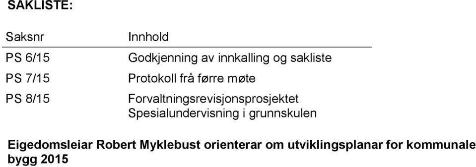 Forvaltningsrevisjonsprosjektet Spesialundervisning i grunnskulen